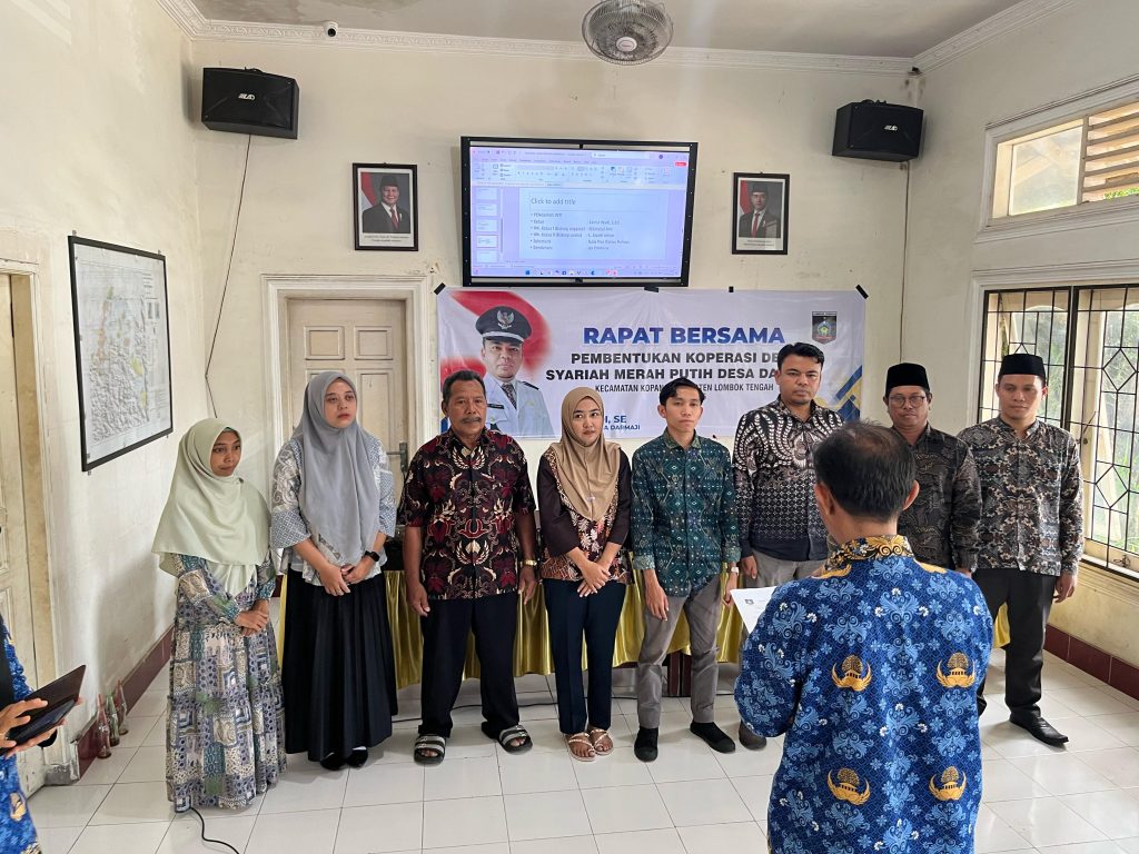 Hebat, Desa Darmaji Pelopor Koperasi Desa Merah Putih di NTB
